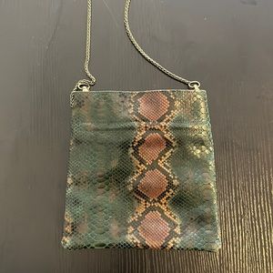 free people snakeskin purse